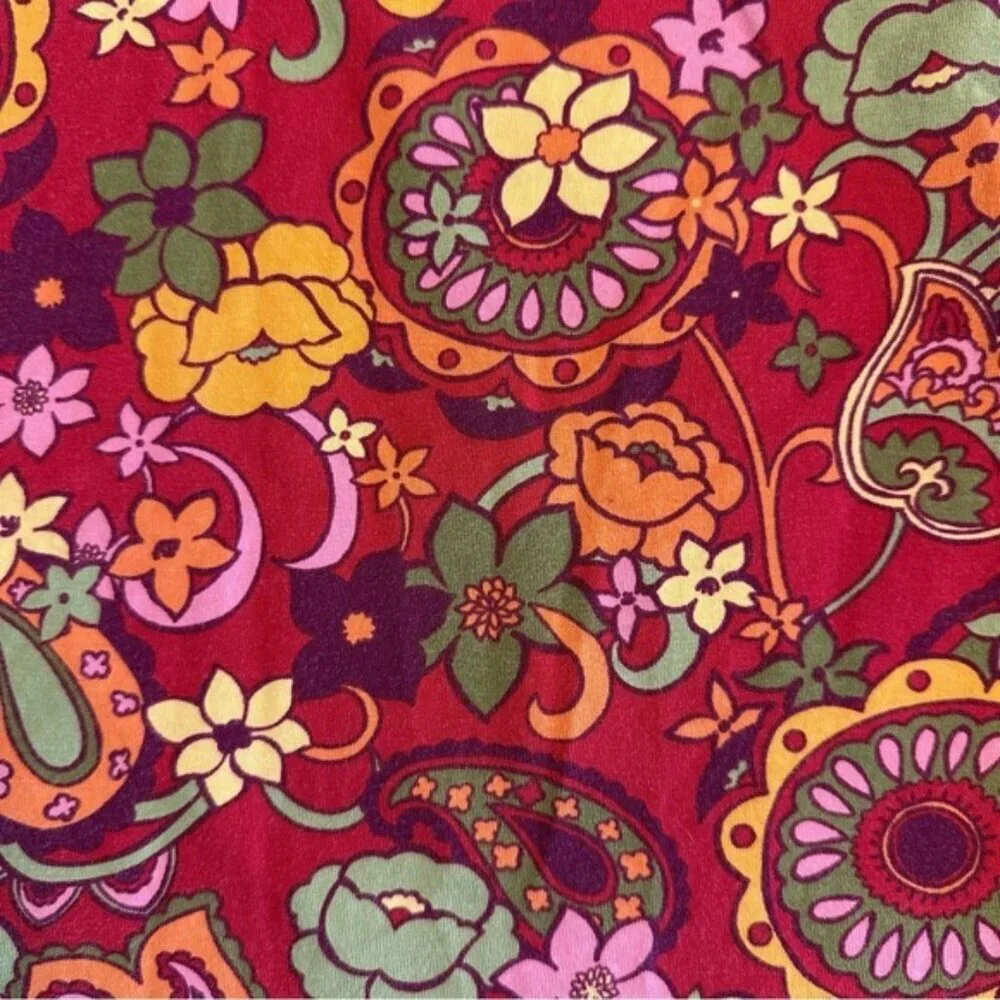 Hanna Andersson | Little Girl Red & Pink Floral Shirt Dress Size 4T